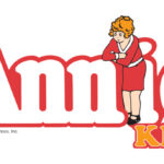 Annie KIDS logo with a cartoon picture of annie