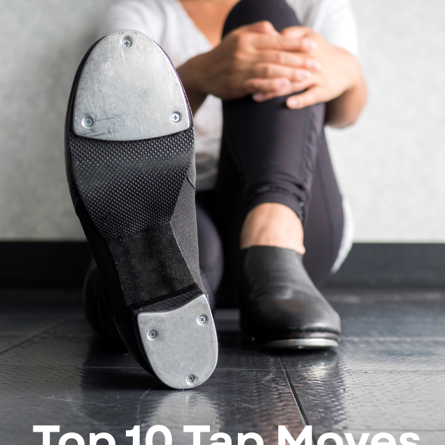 Dancers wearing tap shoes